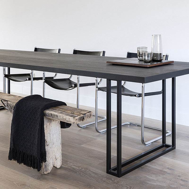 Wood Dining Table Traditional Luxury Rectangle Table with Sled Base Clearhalo 'Dining Tables & Seating' 'Dining Tables' 'dining_table' 'furn' 'furn_dining_table' 'Furniture' 'Kitchen & Dining Furniture' 5997054