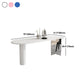Pine Solid Wood Dining Table Contemporary Dining Table with Double Pedestal Clearhalo 'Dining Tables & Seating' 'Dining Tables' 'dining_table' 'furn' 'furn_dining_table' 'Furniture' 'Kitchen & Dining Furniture' 5997197