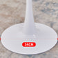 Round Dining Table Contemporary Dining Table with Tulip Base