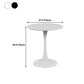 Round Dining Table Contemporary Dining Table with Tulip Base