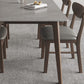 Rectangle Stone Dining Table Solid Wood 4 Legs Dining Table for Kitchen