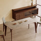 Rectangle Dining Table Mid-Century Modern Dining Table with 4 Legs