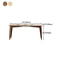 Rectangle Dining Table Mid-Century Modern Dining Table with 4 Legs