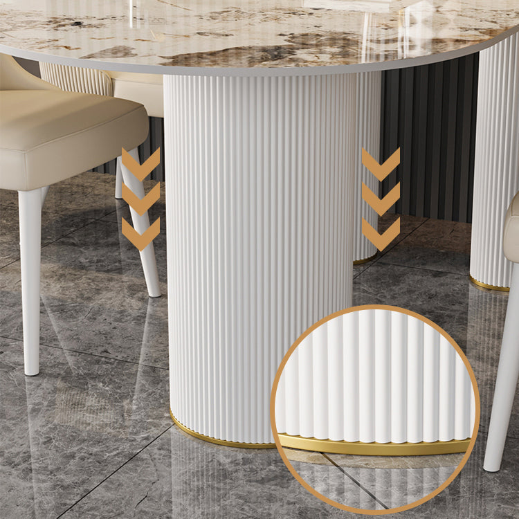 Gratis vorm Stone eettafel Moderne eettafel voor keuken