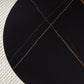 Round Dining Table Stone Top Dining Table in Black and White Clearhalo 'Dining Tables & Seating' 'Dining Tables' 'dining_table' 'furn' 'furn_dining_table' 'Furniture' 'Kitchen & Dining Furniture' 5997665