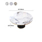 Round Sintered Stone Dining Table Modern Dining Turntable Furniture with Pedestal Base Clearhalo 'Dining Tables & Seating' 'Dining Tables' 'dining_table' 'furn' 'furn_dining_table' 'Furniture' 'Kitchen & Dining Furniture' 5997694