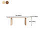 Oval Dining Table Pine Solid Wood Dining Table with Double Pedestal Clearhalo 'Dining Tables & Seating' 'Dining Tables' 'dining_table' 'furn' 'furn_dining_table' 'Furniture' 'Kitchen & Dining Furniture' 5997864