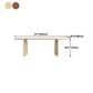 Oval Dining Table Pine Solid Wood Dining Table with Double Pedestal Clearhalo 'Dining Tables & Seating' 'Dining Tables' 'dining_table' 'furn' 'furn_dining_table' 'Furniture' 'Kitchen & Dining Furniture' 5997868