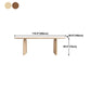 Oval Dining Table Pine Solid Wood Dining Table with Double Pedestal Clearhalo 'Dining Tables & Seating' 'Dining Tables' 'dining_table' 'furn' 'furn_dining_table' 'Furniture' 'Kitchen & Dining Furniture' 5997871
