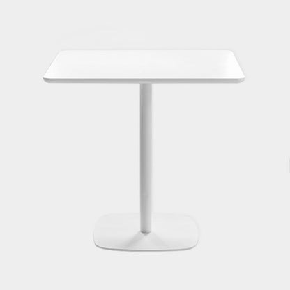 Vierkante eetkamertafel medium dichtheid vezelbord tafel met voetstukbasis