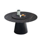 Round Sintered Stone Dining Table Modern Furniture with Pedestal Base for Home Clearhalo 'Dining Tables & Seating' 'Dining Tables' 'dining_table' 'furn' 'furn_dining_table' 'Furniture' 'Kitchen & Dining Furniture' 5998214