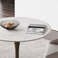 Round Dining Table Traditional Luxury Dining Table with Tulip Base Clearhalo 'Dining Tables & Seating' 'Dining Tables' 'dining_table' 'furn' 'furn_dining_table' 'Furniture' 'Kitchen & Dining Furniture' 5998229