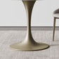 Round Dining Table Traditional Luxury Dining Table with Tulip Base Clearhalo 'Dining Tables & Seating' 'Dining Tables' 'dining_table' 'furn' 'furn_dining_table' 'Furniture' 'Kitchen & Dining Furniture' 5998231