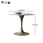 Round Dining Table Traditional Luxury Dining Table with Tulip Base Clearhalo 'Dining Tables & Seating' 'Dining Tables' 'dining_table' 'furn' 'furn_dining_table' 'Furniture' 'Kitchen & Dining Furniture' 5998234