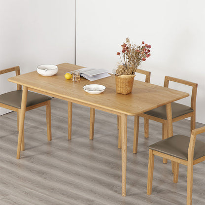 Rectangle Dining Table Solid Wood Dining Room Table in Natural 47.2"L x 29.5"W x 29.9"H Without Chairs Clearhalo 'Dining Tables & Seating' 'Dining Tables' 'dining_table' 'furn' 'furn_dining_table' 'Furniture' 'Kitchen & Dining Furniture' 5998273