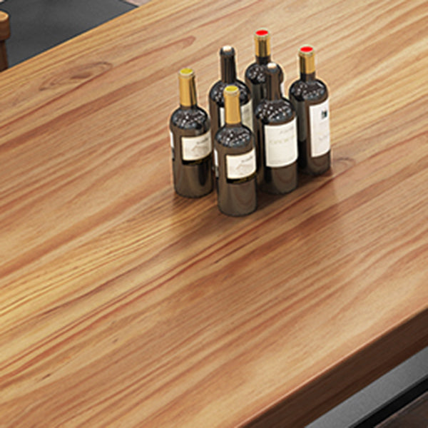 Mesa de comedor de comedor de madera sólida de pino mesa de comedor rectangular con base de caballete