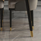 Rectangular Sintered Stone Dining Table Luxury White Furniture with Steel 4 Legs for Home Clearhalo 'Dining Tables & Seating' 'Dining Tables' 'dining_table' 'furn' 'furn_dining_table' 'Furniture' 'Kitchen & Dining Furniture' 5998448
