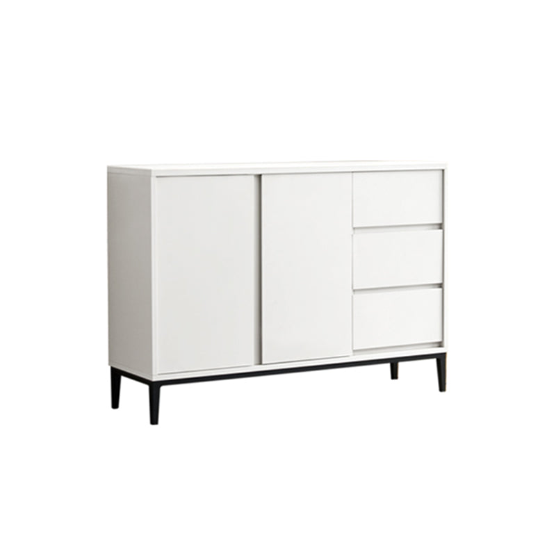 Mesa de buffet de piedra y madera del aparador de buffet con cajones