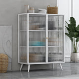 Bouchon de cuisine avec armoires Matte Finish Metal Modern Dining Server