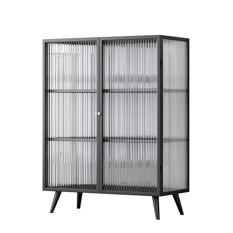 Bouchon de cuisine avec armoires Matte Finish Metal Modern Dining Server