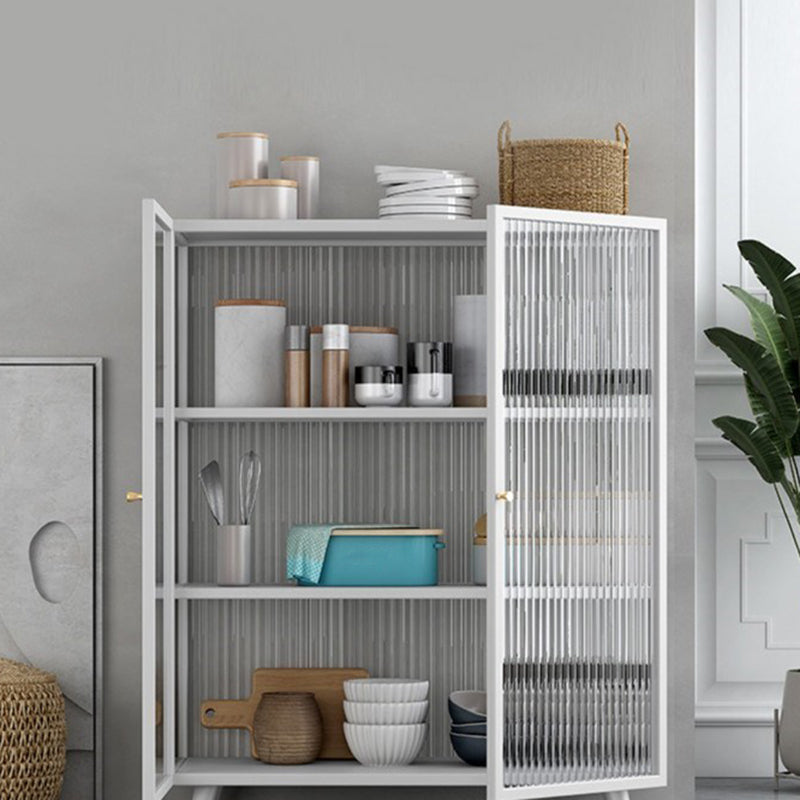 Bouchon de cuisine avec armoires Matte Finish Metal Modern Dining Server