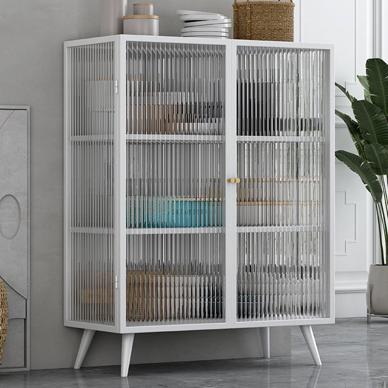 Bouchon de cuisine avec armoires Matte Finish Metal Modern Dining Server