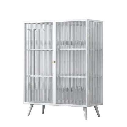 Bouchon de cuisine avec armoires Matte Finish Metal Modern Dining Server