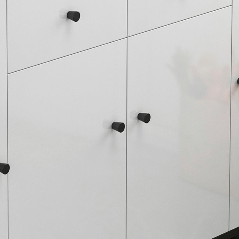 Modern Sideboard with LED Lights Wood Dining Server for Dining Room Clearhalo 'buffet_sideboard' 'Buffets & Sideboards' 'furn' 'furn_buffet_sideboard' 'Furniture' 'Kitchen & Dining Furniture' 5998809