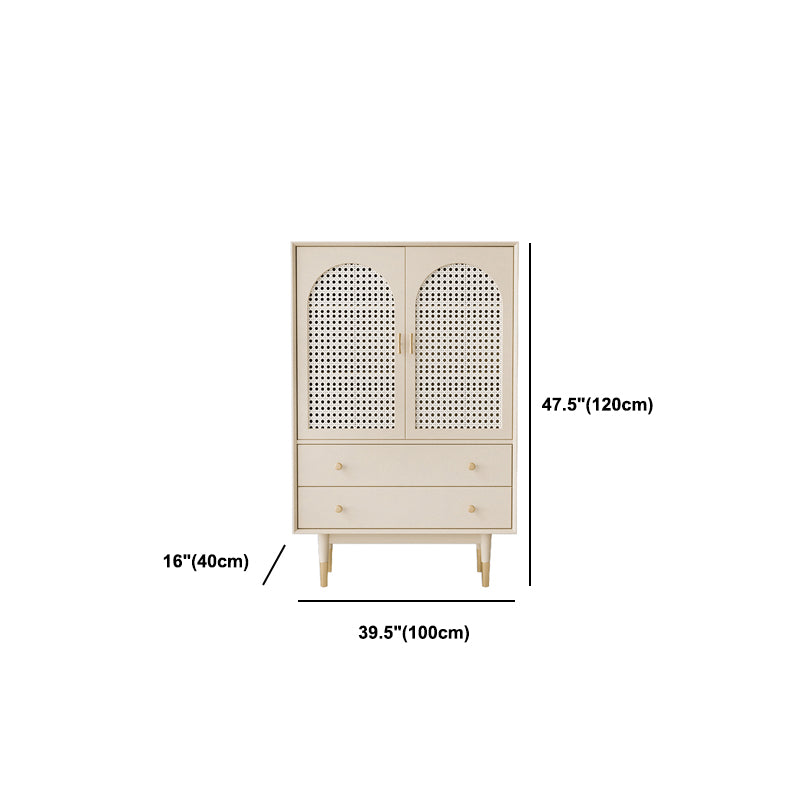 Server in stile glam tavolo da buffet in legno con cassetti e archiviazione