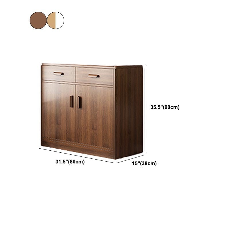Engineered Wood Sideboard with Drawers Modern Kitchen Buffet Sideboard Clearhalo 'buffet_sideboard' 'Buffets & Sideboards' 'furn' 'furn_buffet_sideboard' 'Furniture' 'Kitchen & Dining Furniture' 5999024