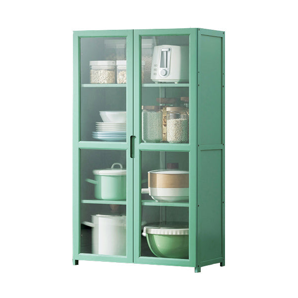 Green Bambus Buffet Server mit einstellbarem Regal Modern Dining Server