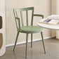 Modern Dining Chairs Arm Dining Chair with Plastic Legs for Kitchen