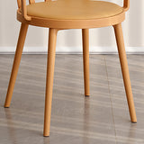 Modern Dining Chairs Arm Dining Chair with Plastic Legs for Kitchen