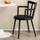 Modern Dining Chairs Arm Dining Chair with Plastic Legs for Kitchen