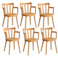 Modern Dining Chairs Arm Dining Chair with Plastic Legs for Kitchen