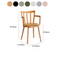 Modern Dining Chairs Arm Dining Chair with Plastic Legs for Kitchen