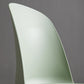 Modern Dining Chair Armless Dining Chair with Plastic Legs for Kitchen