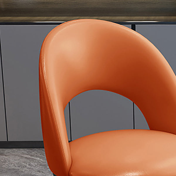 Sillas de comedor de estilo nórdico silla de comedor sin brazo con patas de metal para cocina