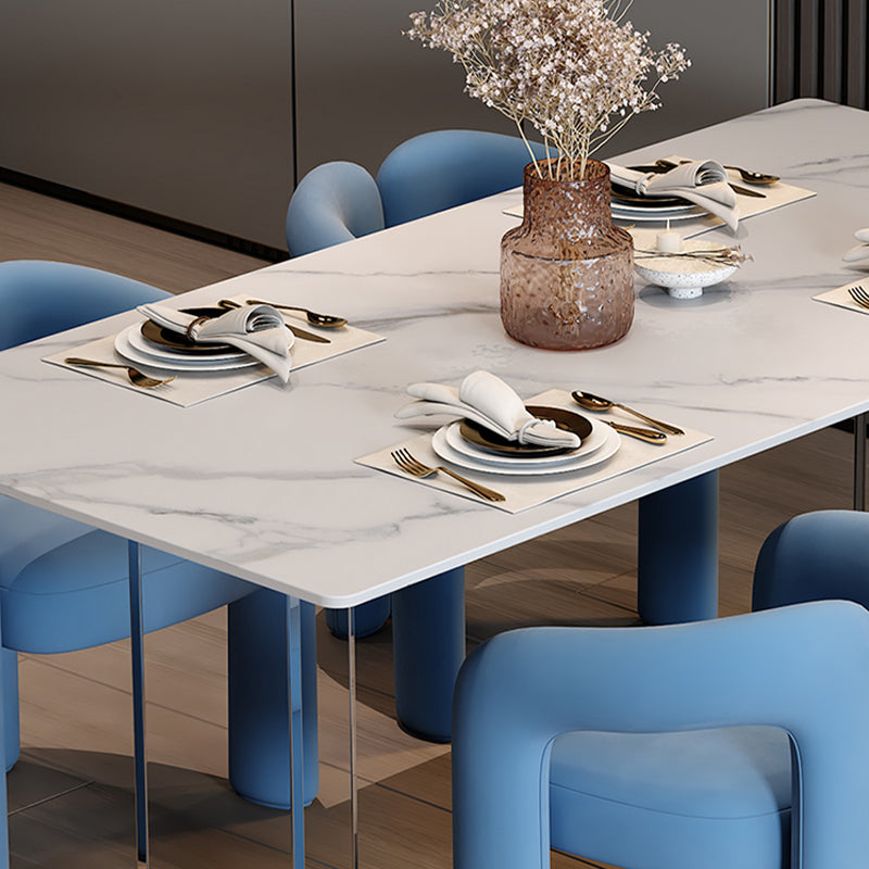 モダンなスタイルの布張りダイニングチェアオープンバックダイニングアームチェア