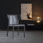 Wingback Armless Dining Chairs Modern Faux Leather Side Chair