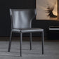 Wingback Armless Dining Chairs Modern Faux Leather Side Chair