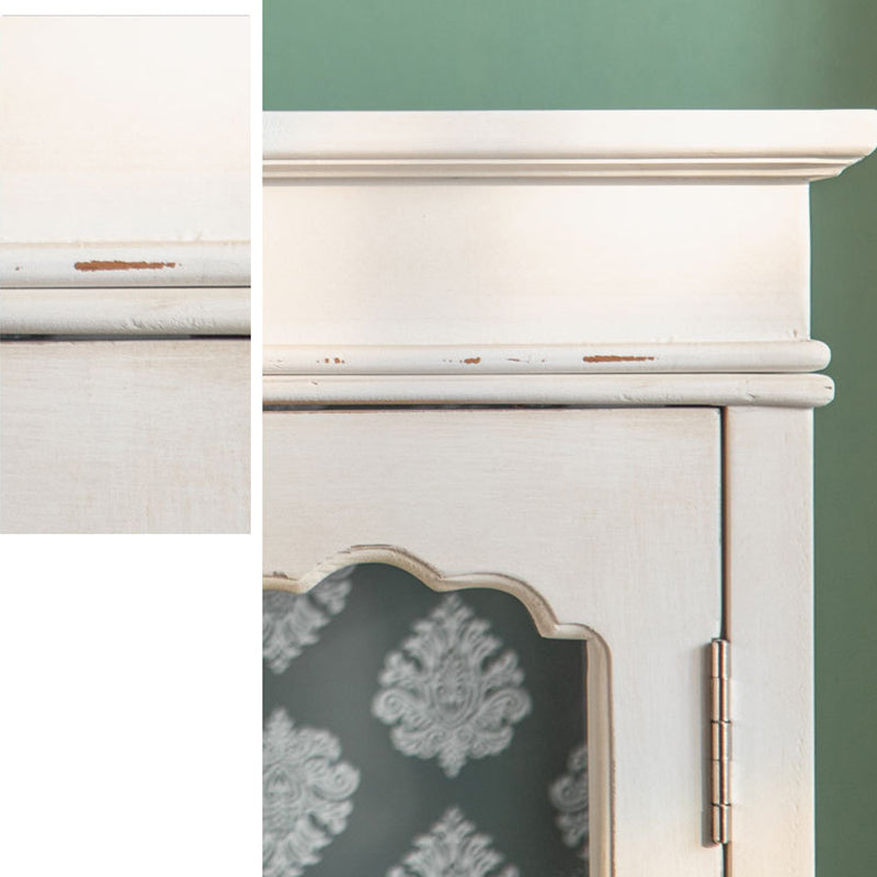 Mobile moderno per esposizioni in legno da 16 "W bianco mobile per la sala da pranzo