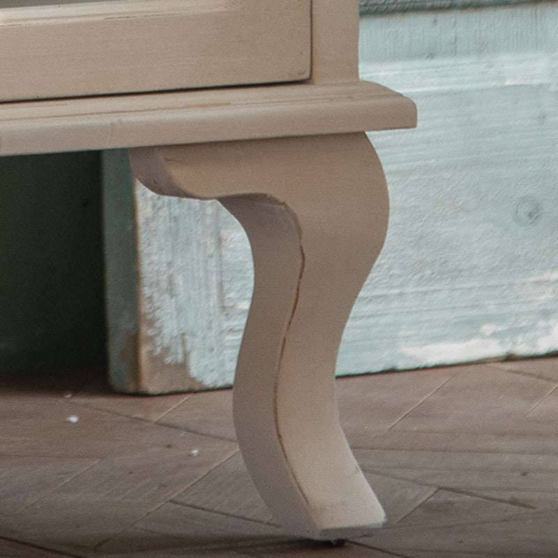 Mobile moderno per esposizioni in legno da 16 "W bianco mobile per la sala da pranzo