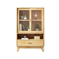 Modern Pine Dining Hutch Standard Natural Hutch Cabinet for Dining Room Clearhalo 'Display & China Cabinets' 'display_china_cabinets' 'furn' 'furn_display_china_cabinets' 'Furniture' 'Kitchen & Dining Furniture' 5999875
