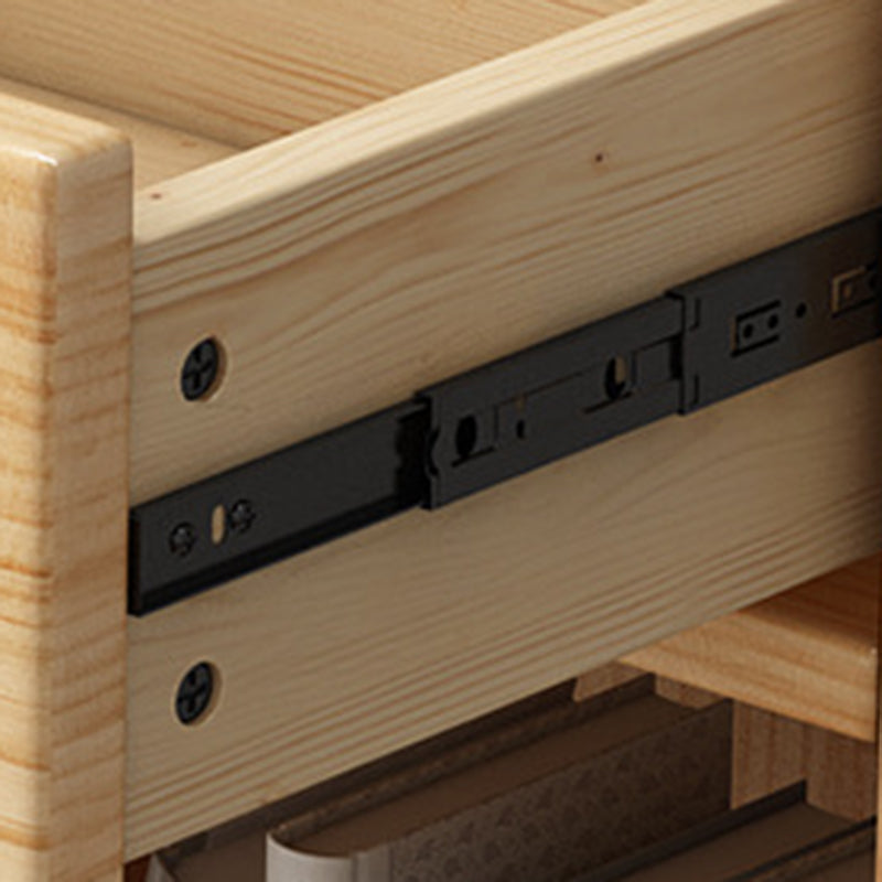 Modern Pine Dining Hutch Standard Natural Hutch Cabinet for Dining Room Clearhalo 'Display & China Cabinets' 'display_china_cabinets' 'furn' 'furn_display_china_cabinets' 'Furniture' 'Kitchen & Dining Furniture' 5999876