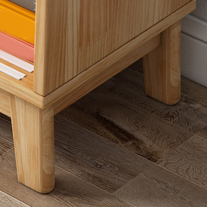 Modern Pine Dining Hutch Standard Natural Hutch Cabinet for Dining Room Clearhalo 'Display & China Cabinets' 'display_china_cabinets' 'furn' 'furn_display_china_cabinets' 'Furniture' 'Kitchen & Dining Furniture' 5999877