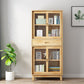 Modern Pine Dining Hutch Standard Natural Hutch Cabinet for Dining Room Clearhalo 'Display & China Cabinets' 'display_china_cabinets' 'furn' 'furn_display_china_cabinets' 'Furniture' 'Kitchen & Dining Furniture' 5999884
