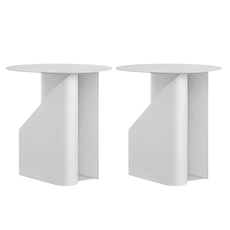 Cabinete de metal moderno Mesa nocturna de almacenamiento abierta para dormitorio