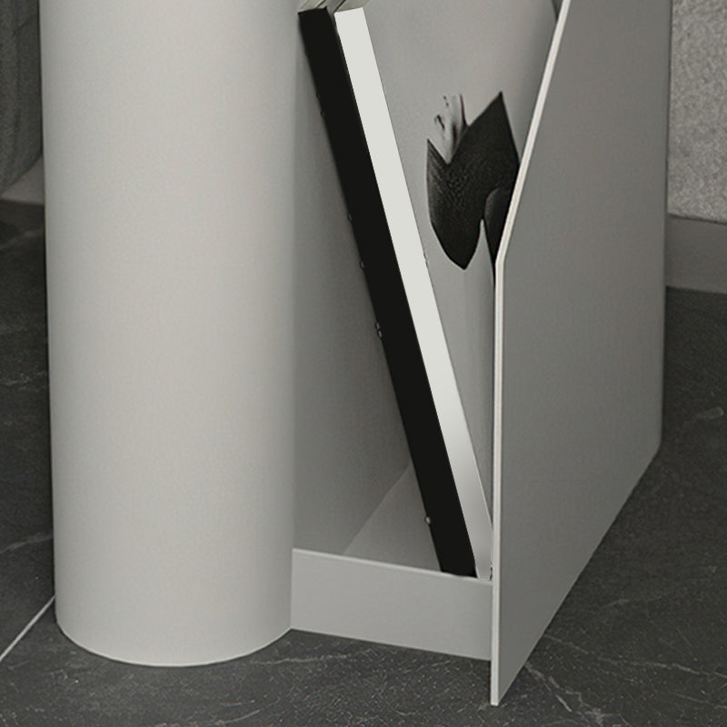 Cabinete de metal moderno Mesa nocturna de almacenamiento abierta para dormitorio