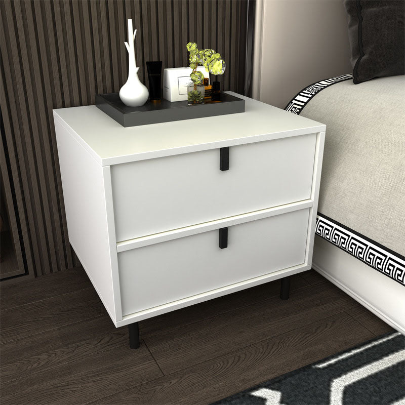 Modern Solid Wood Nightstand Legs Included Bedside Cabinet with 2 Drawers Clearhalo 'Bedroom Furniture' 'furn' 'furn_night_stand' 'Furniture' 'night_stand' 'Nightstands' 5999985
